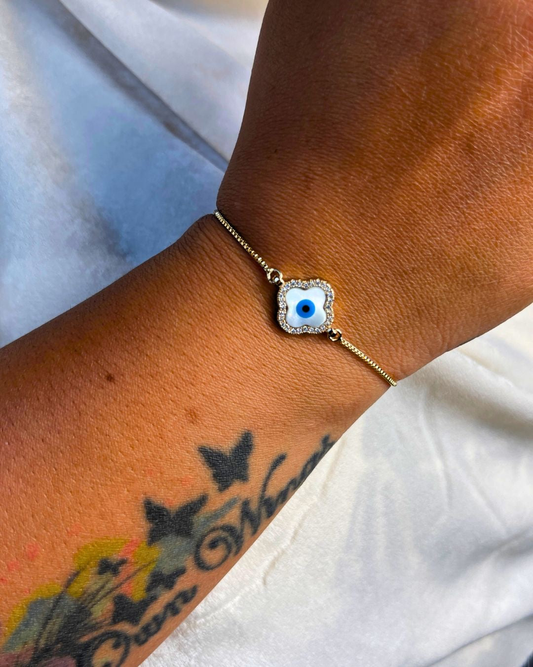 Opal Evil Eye Bracelet