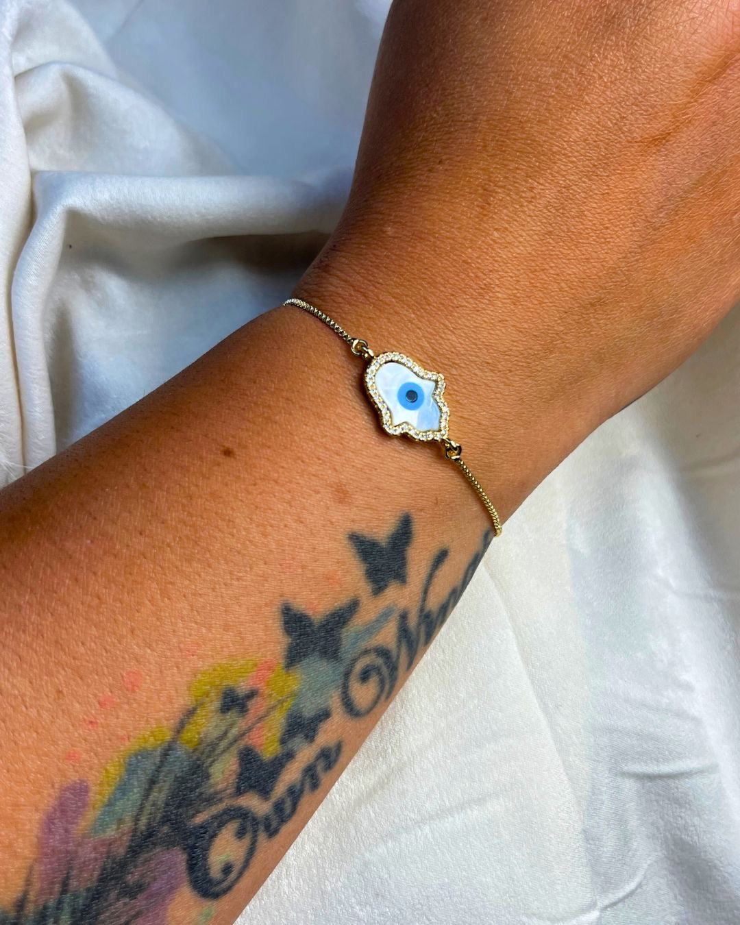 Hamsa Evil Eye Bracelet