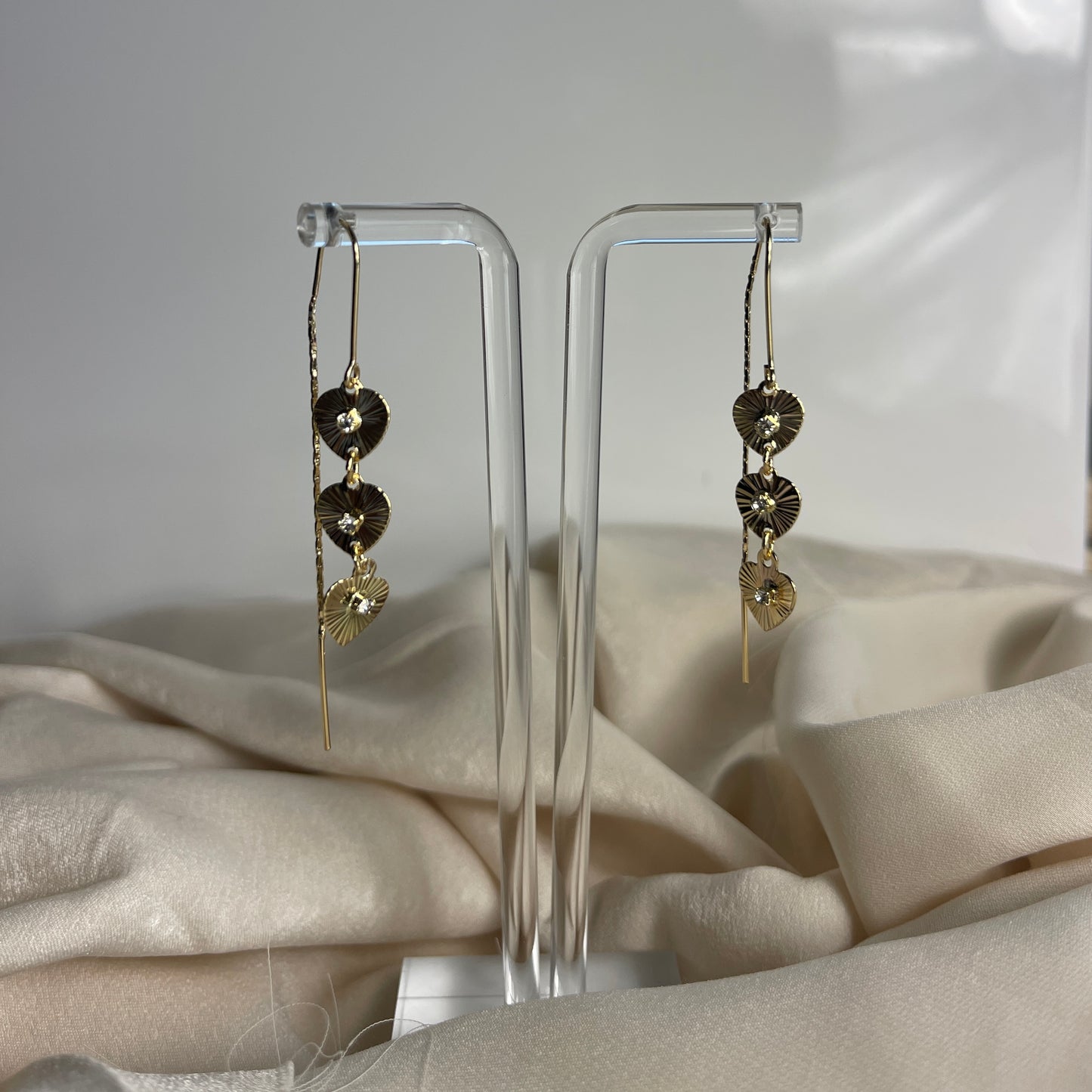 Corazoncito de Oro Earrings