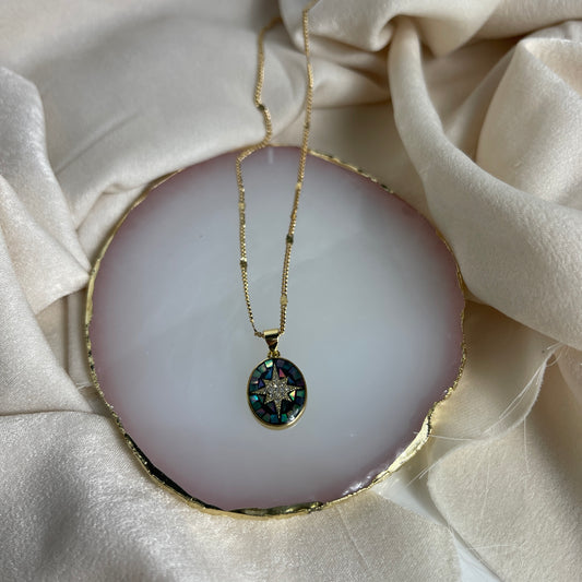 Starburst Abalone Necklace