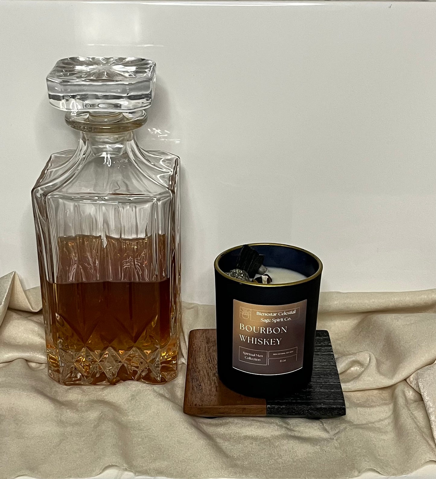 Bourbon Whiskey Intention Candle